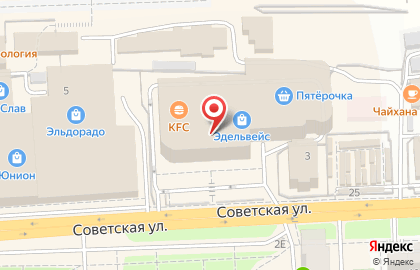 Московское бюро переводов Меркурий на Советской улице на карте