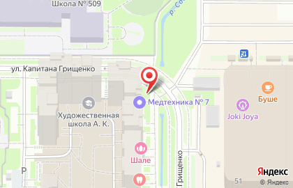 Мужская парикмахерская Морж на Петергофском шоссе на карте