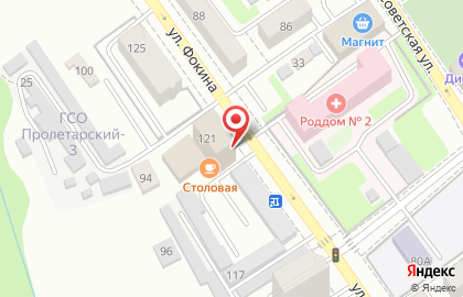 Tele2 Брянск на улице Фокина на карте