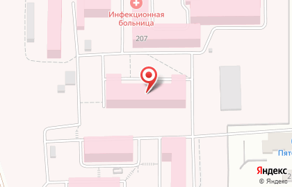 Инфекционная клиническая больница на улице Ленина на карте