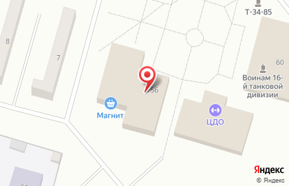 Супермаркет Магнит в Марковском на карте