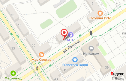 Салон Dixis на улице Ленина на карте