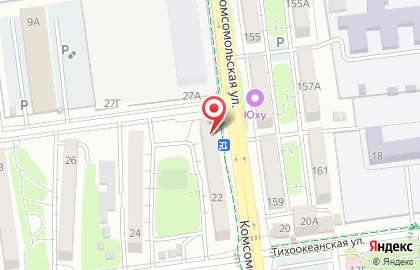 Парикмахерская У Луча на Тихоокеанской улице на карте