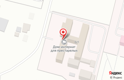 Братский дом-интернат для престарелых и инвалидов в Братске на карте