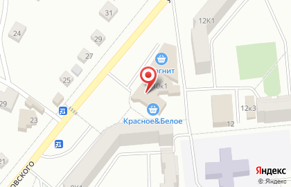 Супермаркет Магнит на улице Николая Островского на карте