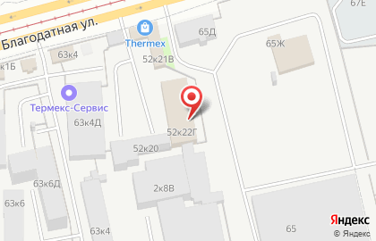 Производственно-торговая компания Термекс на Кузнецовской улице на карте