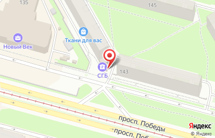 МастерПотолок на проспекте Победы на карте