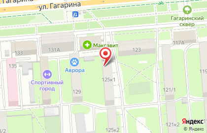 Ирма на улице Гагарина на карте