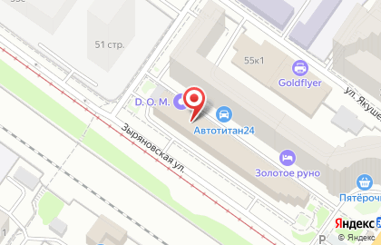 Страховое общество РЕСО-Гарантия на Зыряновской улице на карте