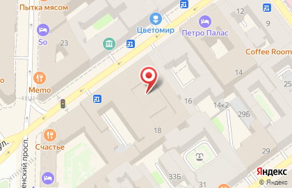 Транспортная компания РосТрансЛогистик на Малой Морской улице на карте