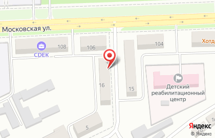Клиническая больница РЖД-Медицина на улице Пушкина на карте