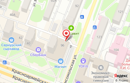 Наш на Комсомольской на карте