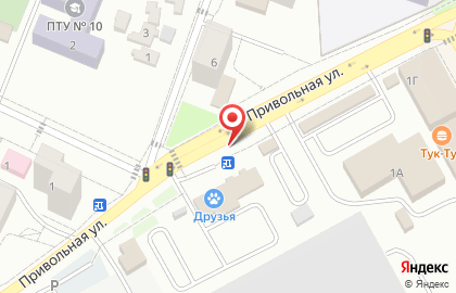 Банкомат СберБанк на Привольной улице, 1в к 1 на карте