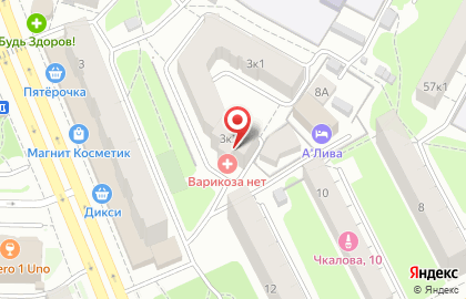 Клиника лазерной хирургии Варикоза нет на площади Димитрова на карте