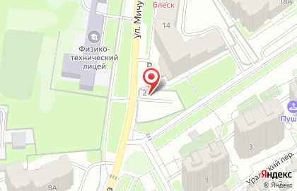 Автостоянка в Томске на карте