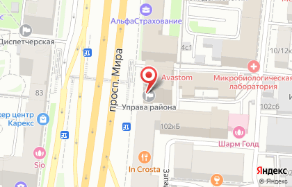 Администрация муниципального округа Алексеевский на карте