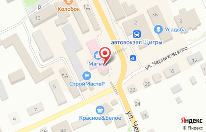 Магазин косметики и бытовой химии Магнит Косметик на Красной улице на карте