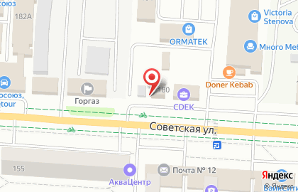 Производственно-коммерческая фирма ГазСервисСтрой на Советской улице на карте