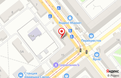 Магазин кондитерских изделий в Новосибирске на карте