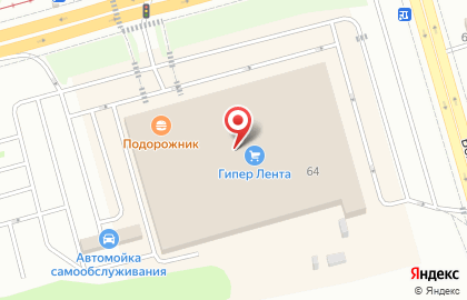 Сеть торговых комплексов Лента на Гусинобродском шоссе на карте