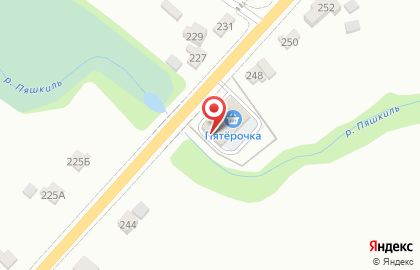 Супермаркет Пятёрочка на Советской улице на карте
