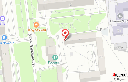 Продовольственный магазин Кормилец в Ижевске на карте
