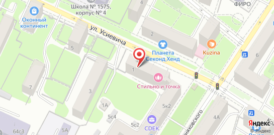 Международная школа скорочтения и развития интеллекта Iq007 на улице Усиевича на карте