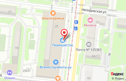 Магазин Рыбное место на Сходненской улице на карте