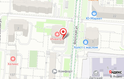 Медицинская компания Инвитро в Ленинградском районе на карте