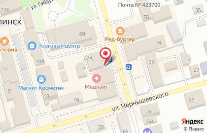 Магазин одной цены Fix Price на улице Чернышевского на карте