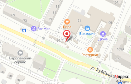 Магазин в Калининграде на карте