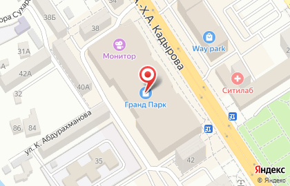 Книжный магазин Читай-город в Грозном на карте
