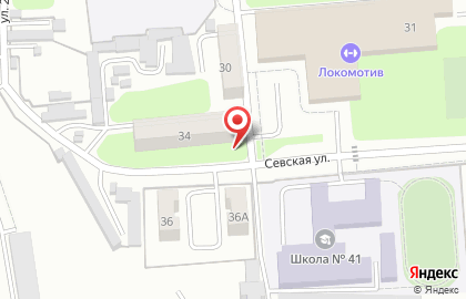 Аптека Брянскфармация на улице Красных Партизан на карте