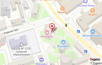 Салон красоты maniFIX на Воронцовской улице на карте
