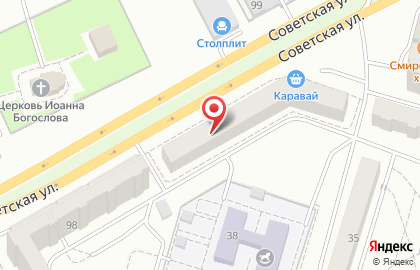 Продовольственный магазин Советский на Советской улице на карте