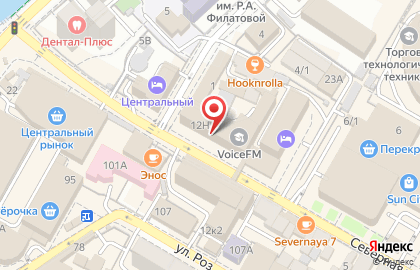 ЗАО Москомприватбанк на Северной улице на карте