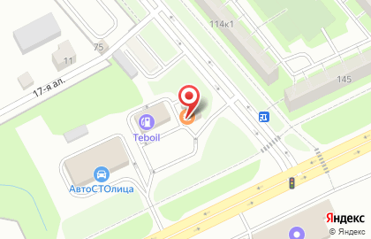 Ресторан быстрого питания KFC на проспекте Народного Ополчения на карте