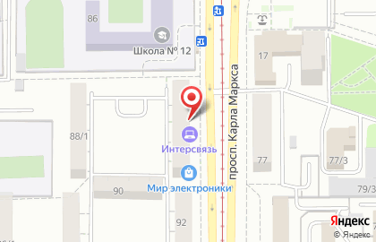 Банкомат СтарБанк в Правобережном районе на карте