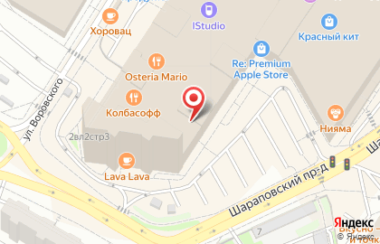 Магазин женской одежды Negozio di moda в Шараповском проезде на карте