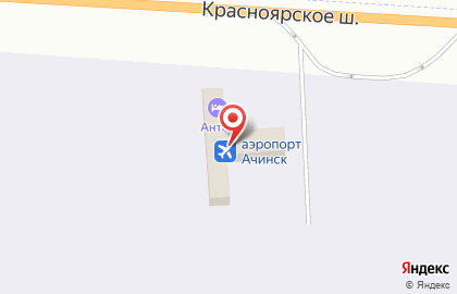 Гостиница Антей в Красноярске на карте