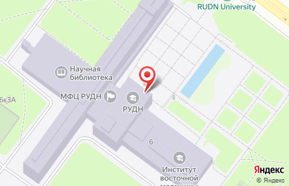 Ресторан быстрого питания Крошка Картошка на улице Миклухо-Маклая на карте