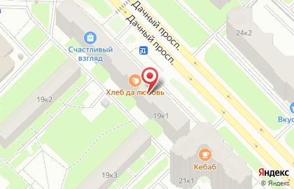 Магазин Народный Фермер на Дачном проспекте на карте