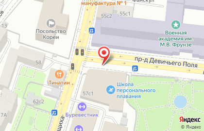 Школа рукопашного боя в Москве на карте
