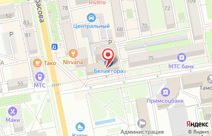 ТЦ Белая гора на карте