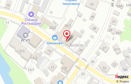 Пегас на улице Шишкова на карте