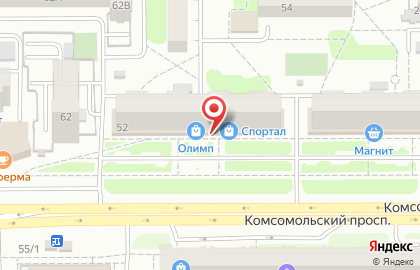 Олимп в Курчатовском районе на карте