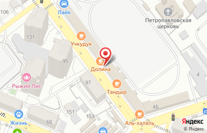 Долина на улице Буянова на карте