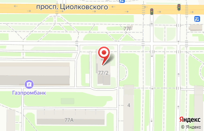 Магазин Электра-Д на проспекте Циолковского на карте