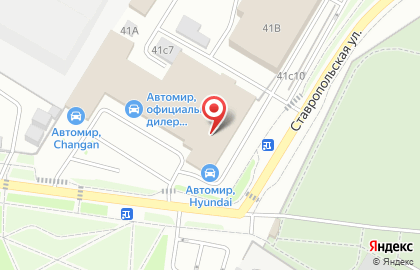 Автосервис МОТОРТЭК на Ставропольской улице на карте