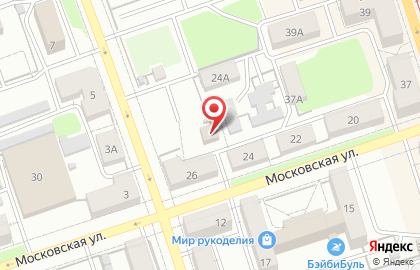 Авторемонтная мастерская на Московской улице на карте